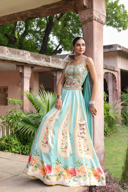 Floral Lehanga
