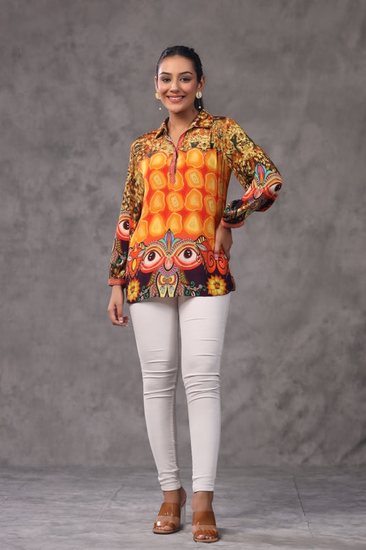 Printed Short Top
