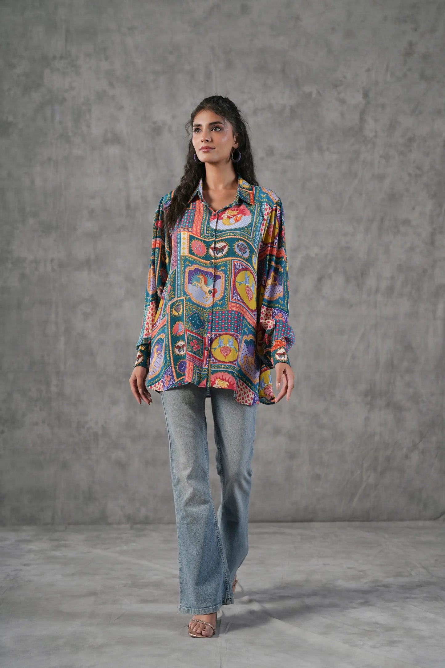 Printed Short Top