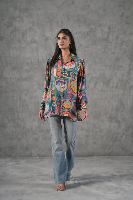 Printed Short Top
