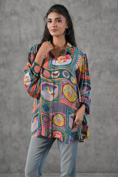 Printed Short Top