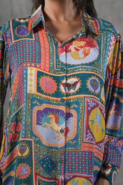 Printed Short Top