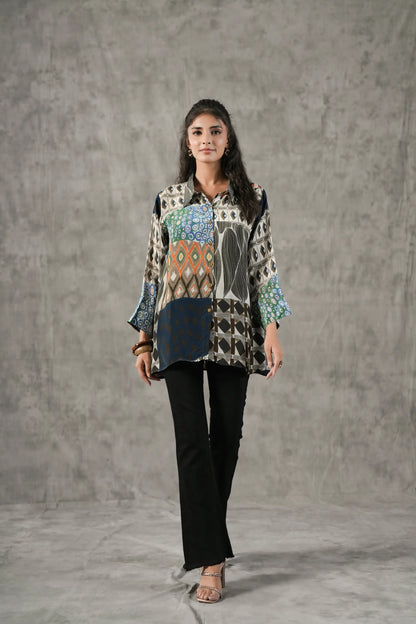 Printed Short Top