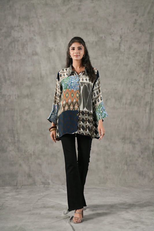Printed Short Top