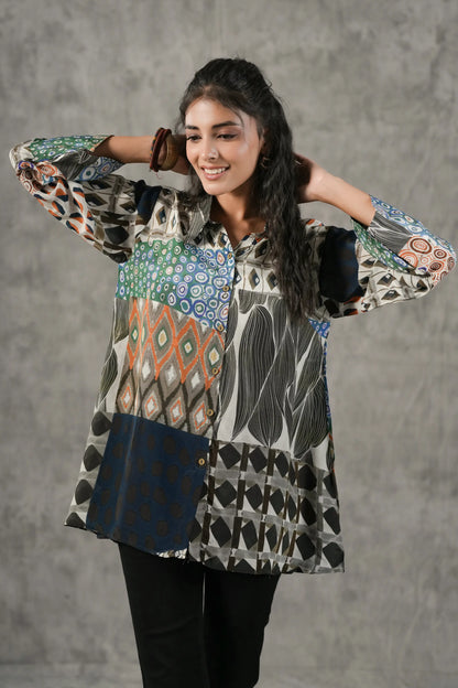 Printed Short Top