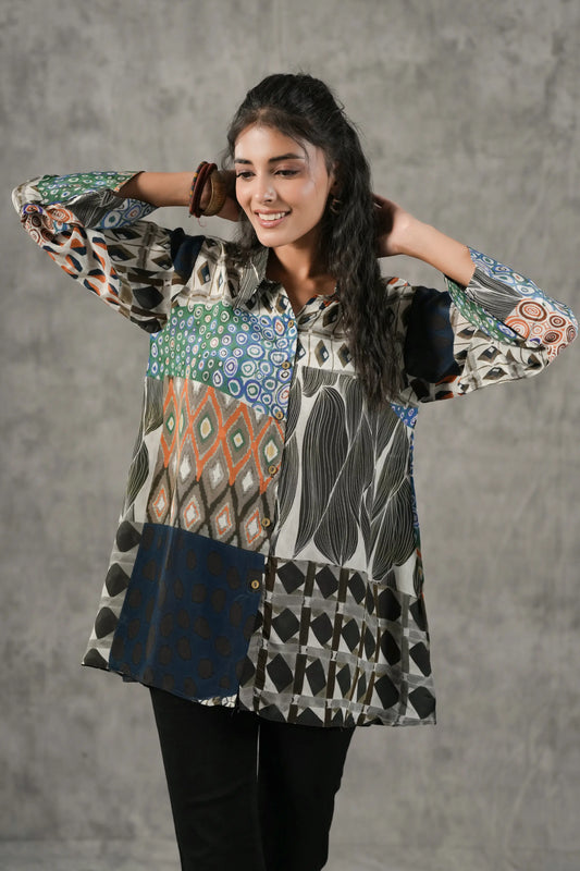 Printed Short Top