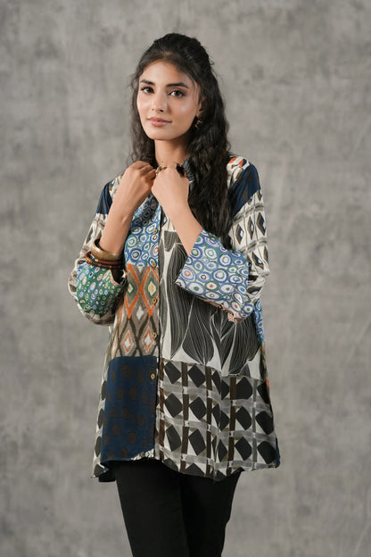 Printed Short Top