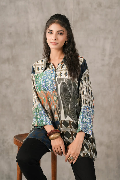 Printed Short Top