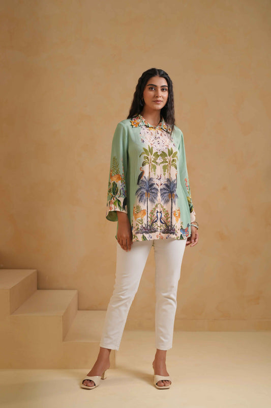 Printed Short Tops