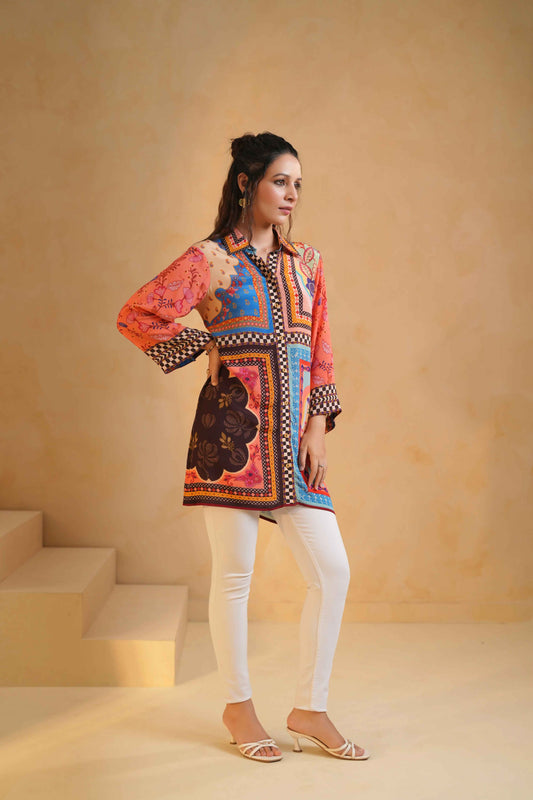 Printed Short Top