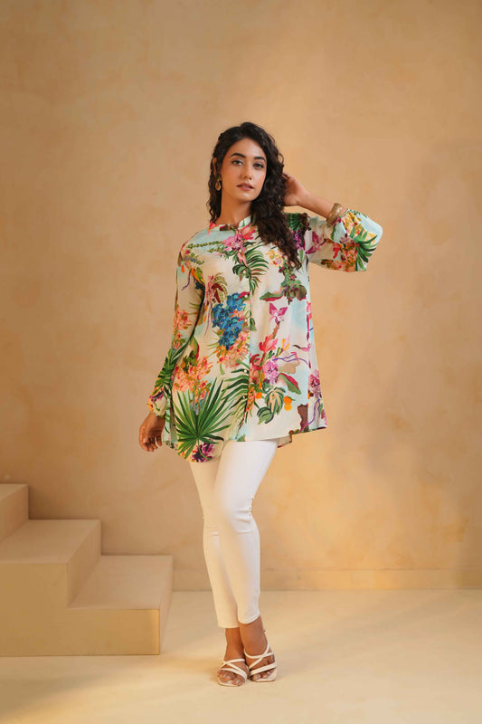 Printed Short Tops