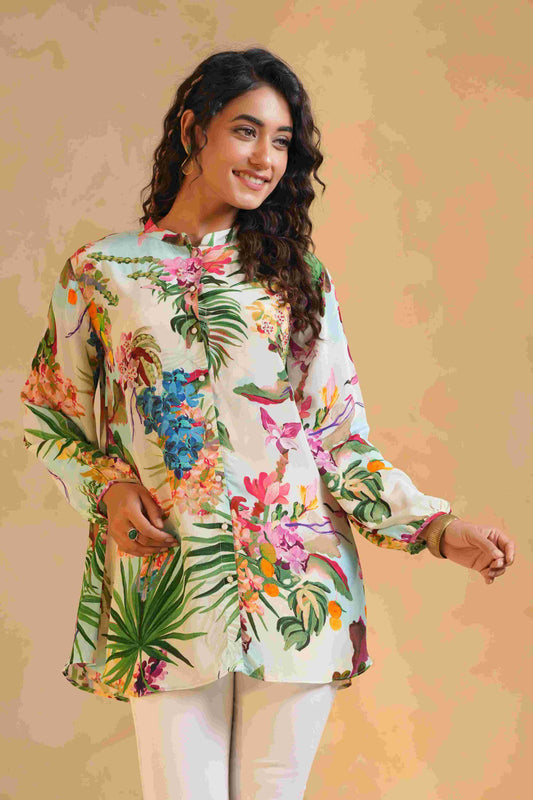 Printed Short Tops