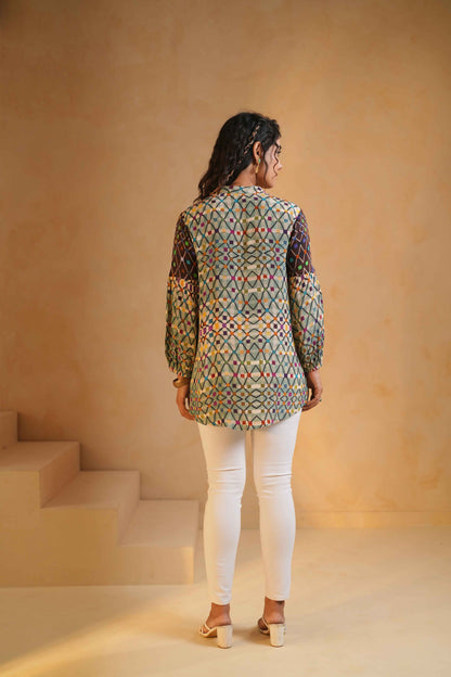 Printed Short Tops