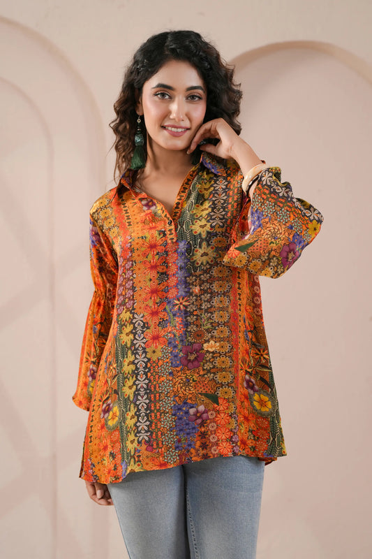 Printed Short Top