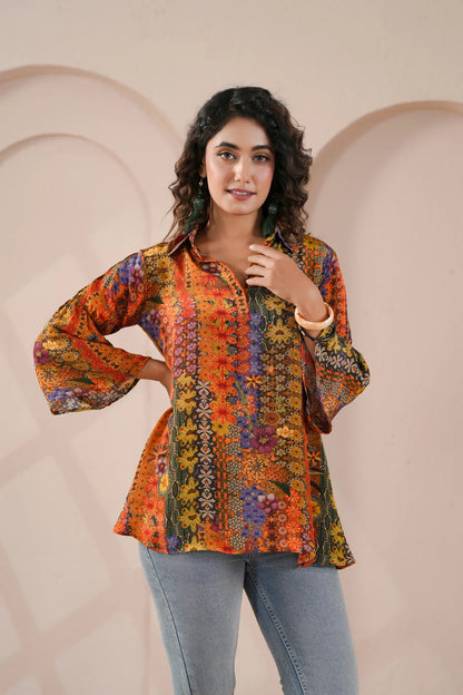 Printed Short Top