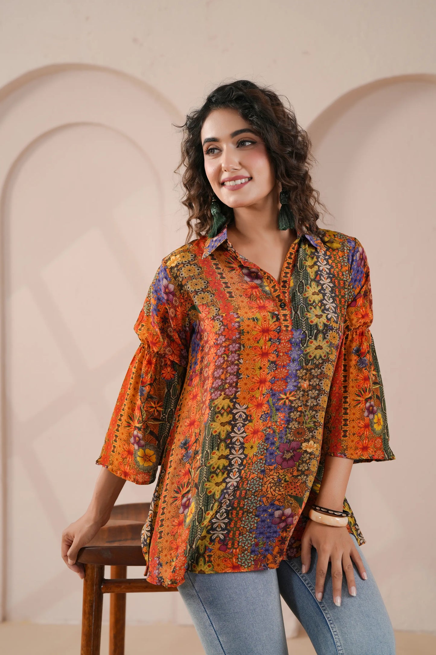Printed Short Top