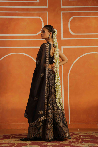 Printed Sharara with Heavy Blouse