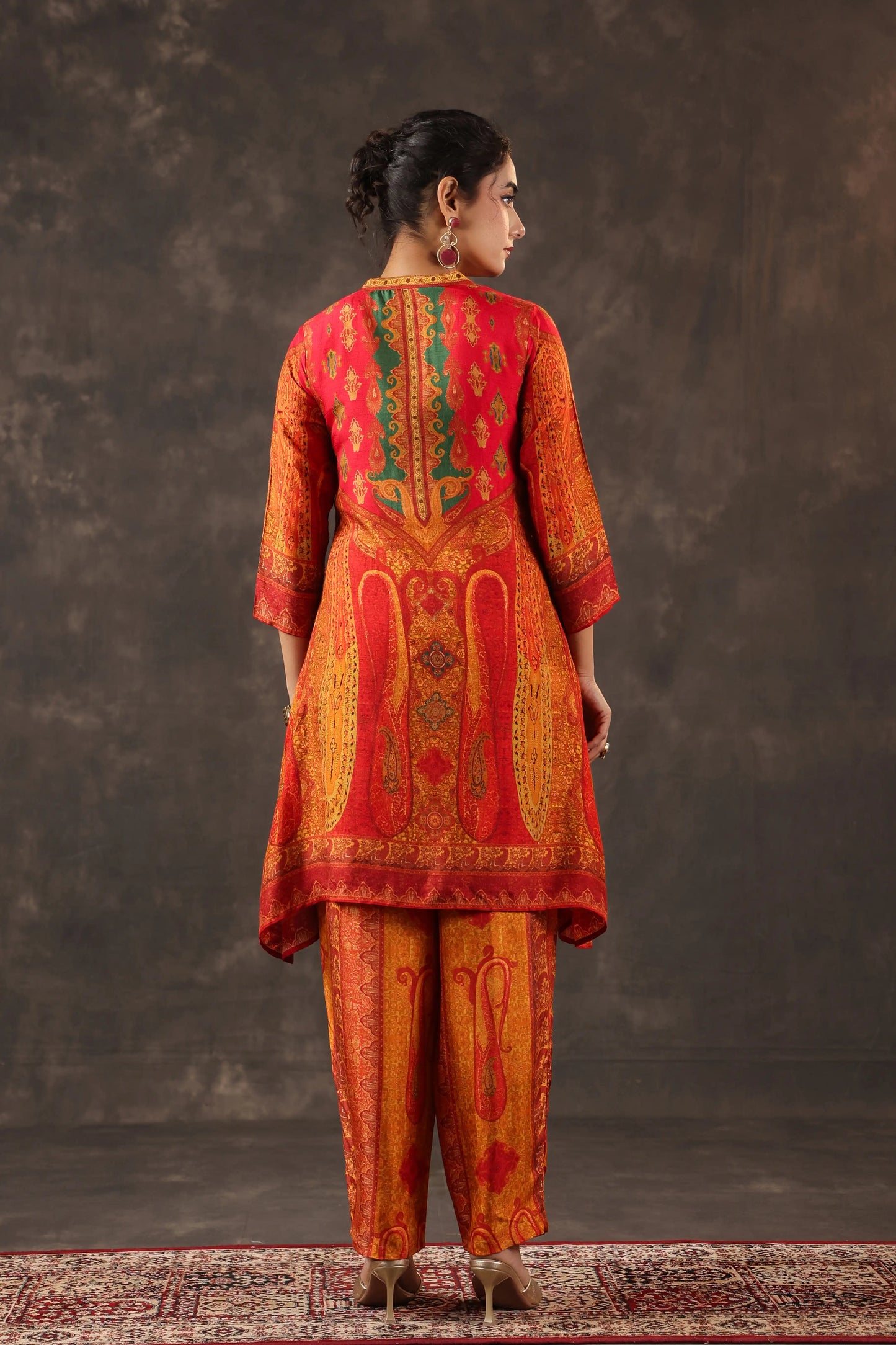 Printed A-Line Traditional Kurti