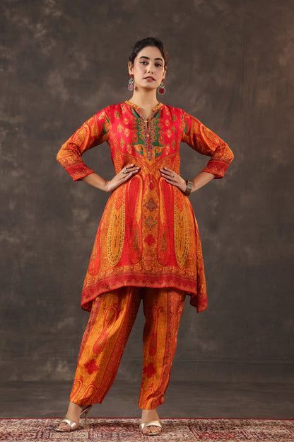 Printed A-Line Traditional Kurti