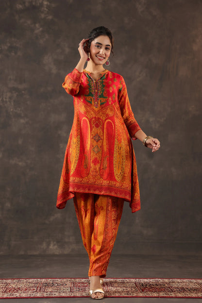 Printed A-Line Traditional Kurti