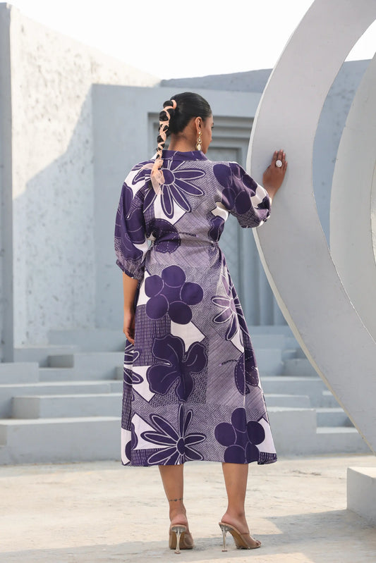 Indigo Cotton Dress
