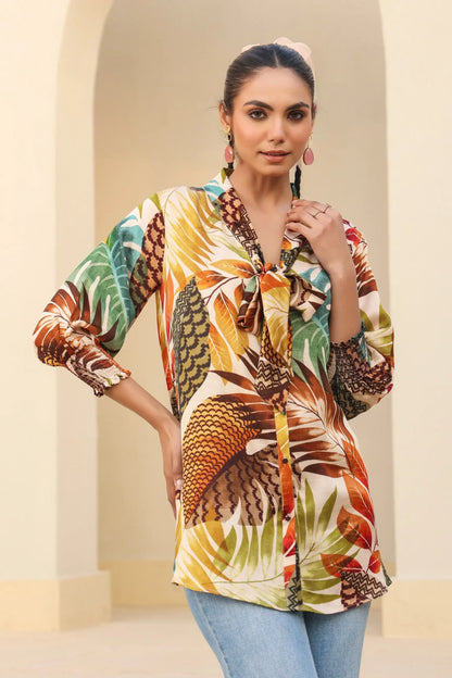 Printed Short Top