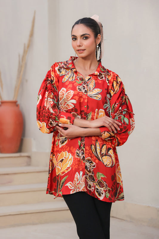 Printed Short Top