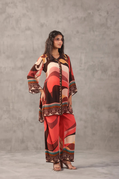 The quirky printed Co-ord set.