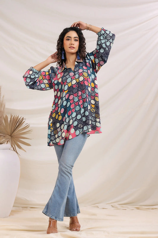 Printed Short Top