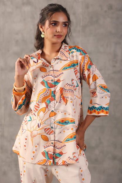 Linen Prined Co-ords