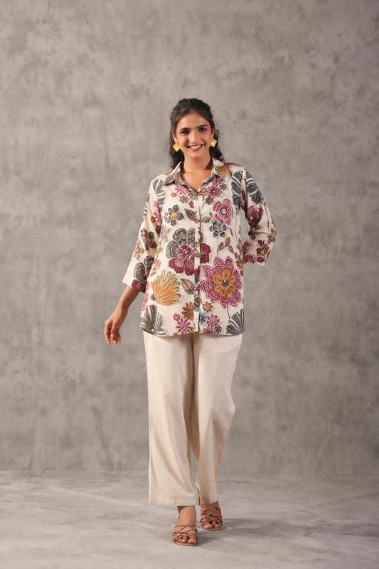 Linen Prined Co-ords