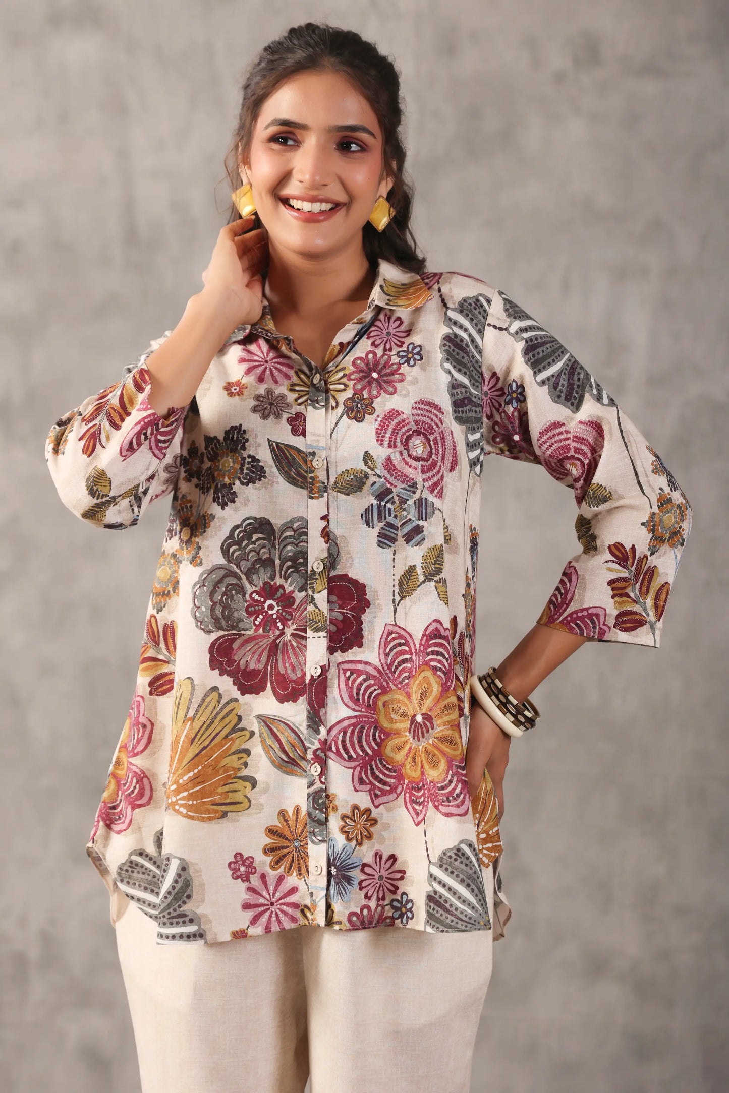 Linen Prined Co-ords
