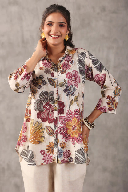 Linen Prined Co-ords