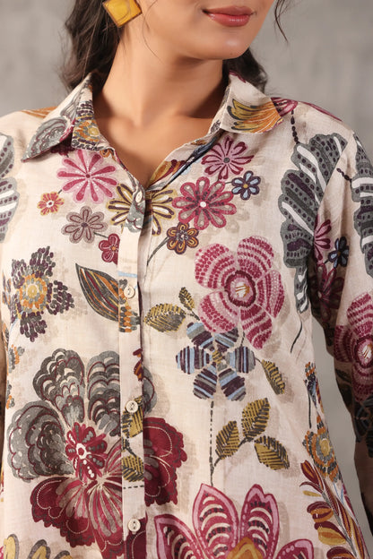 Linen Prined Co-ords