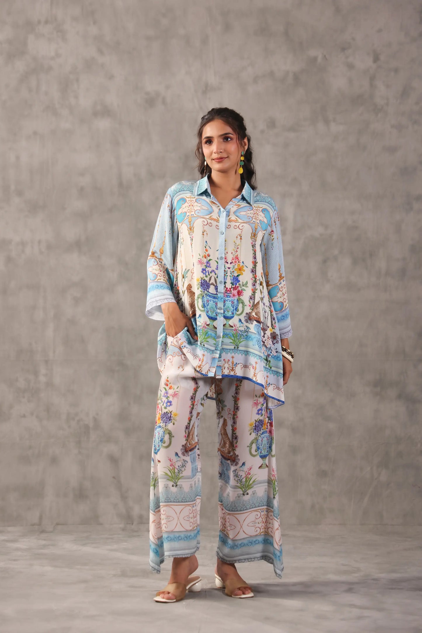 The Yatch Perfect European Print Co-ords