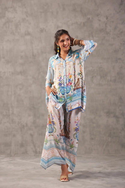 The Yatch Perfect European Print Co-ords