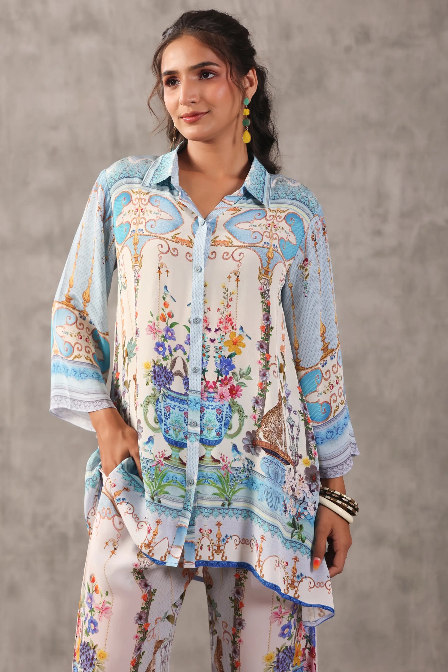 The Yatch Perfect European Print Co-ords