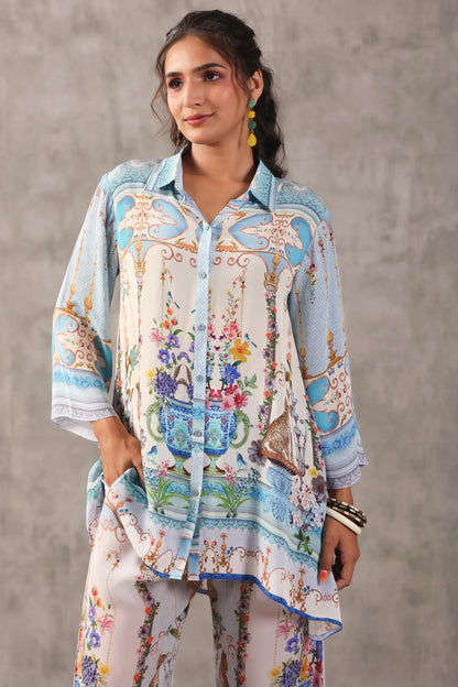 The Yatch Perfect European Print Co-ords