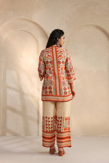 Linen Floral Co-Ord Set