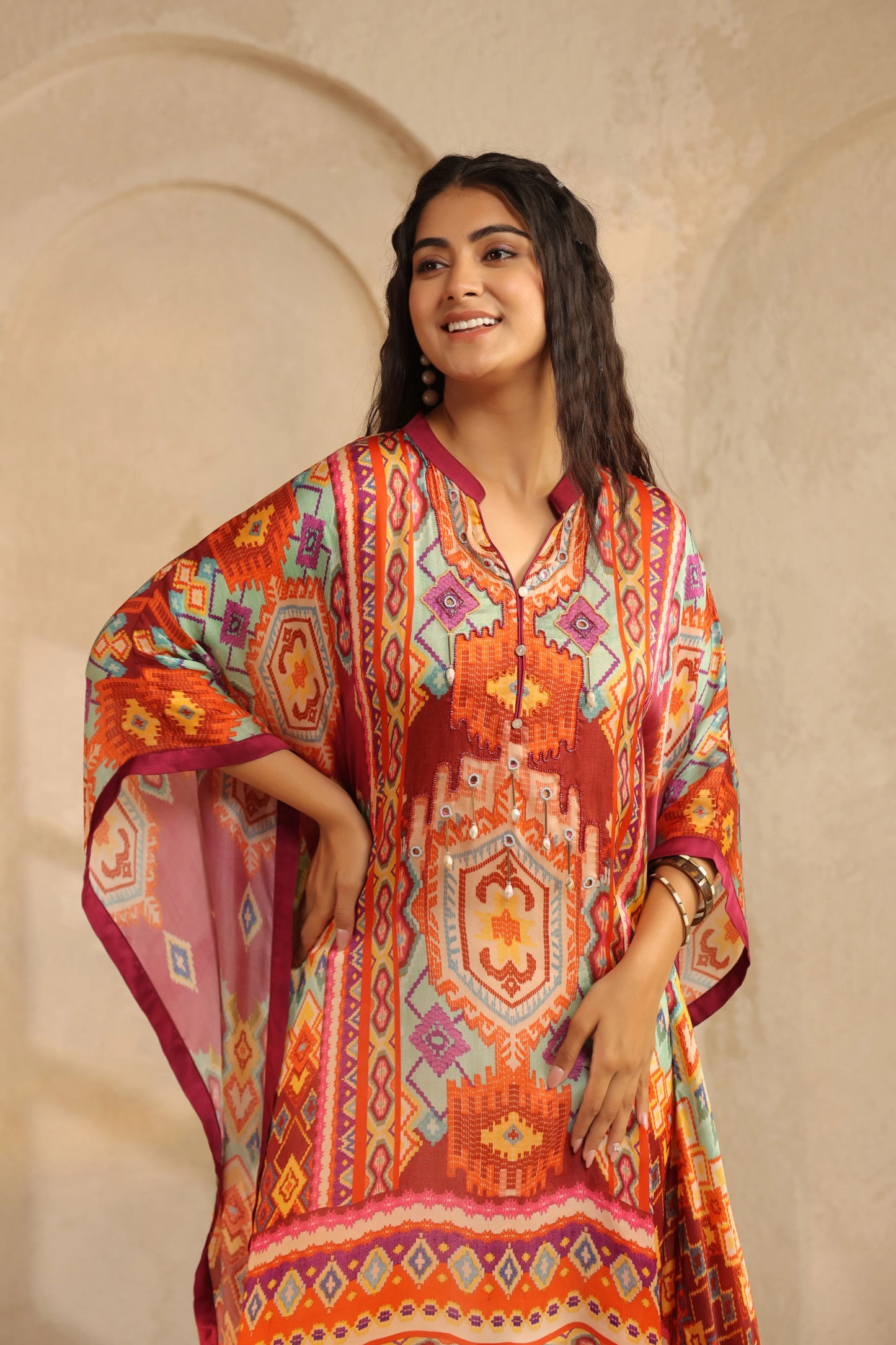 Printed Poncho