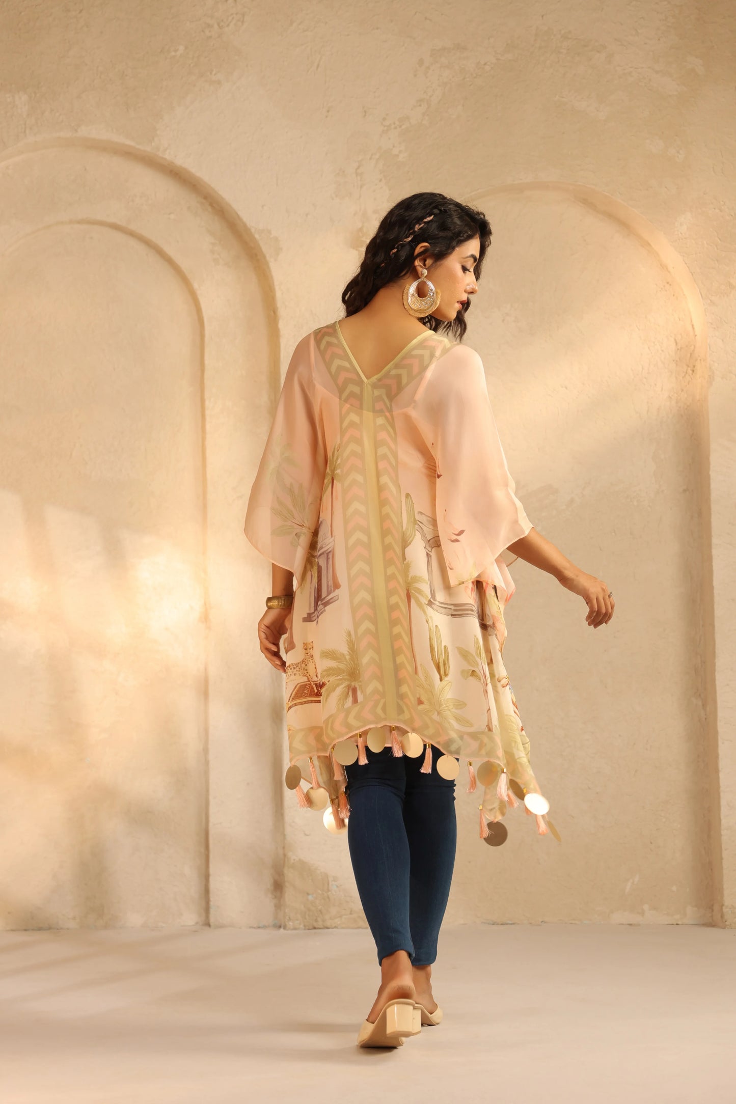 Printed Poncho