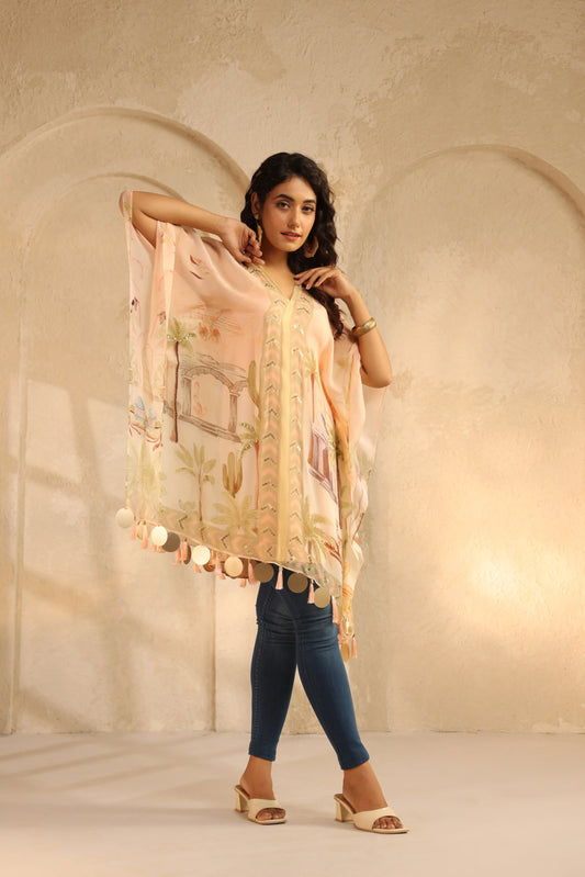 Printed Poncho