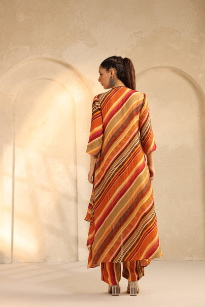 Multilayered Long Kurta Set