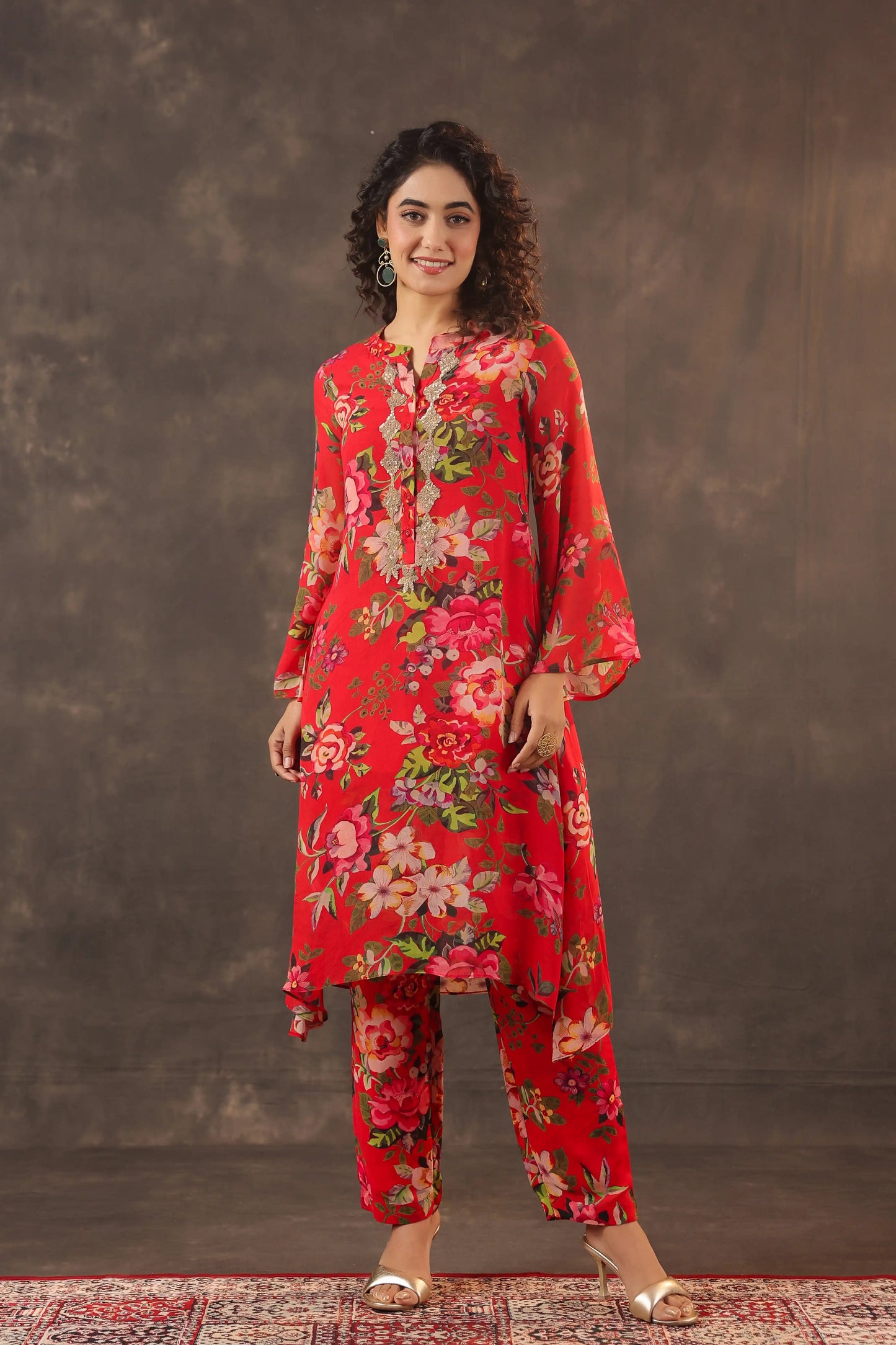 Printed Floral Kurti