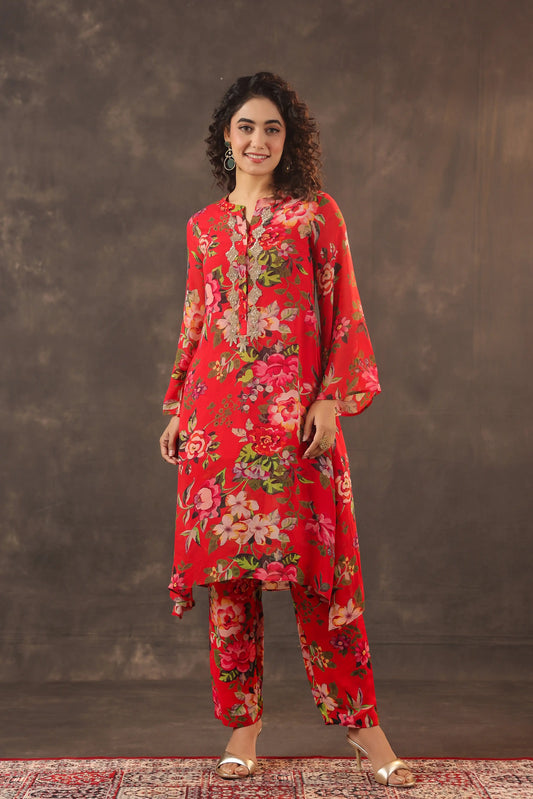 Printed Floral Kurti