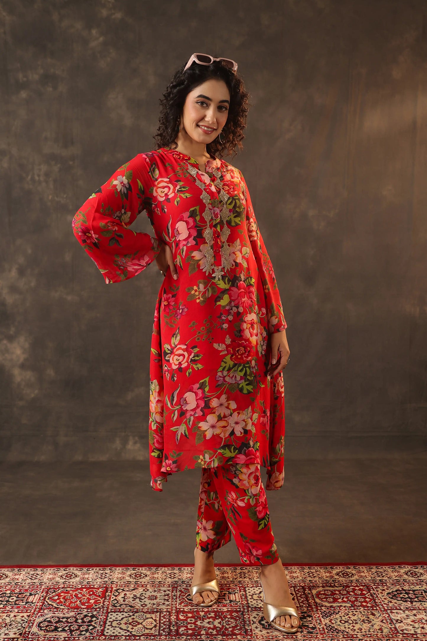 Printed Floral Kurti
