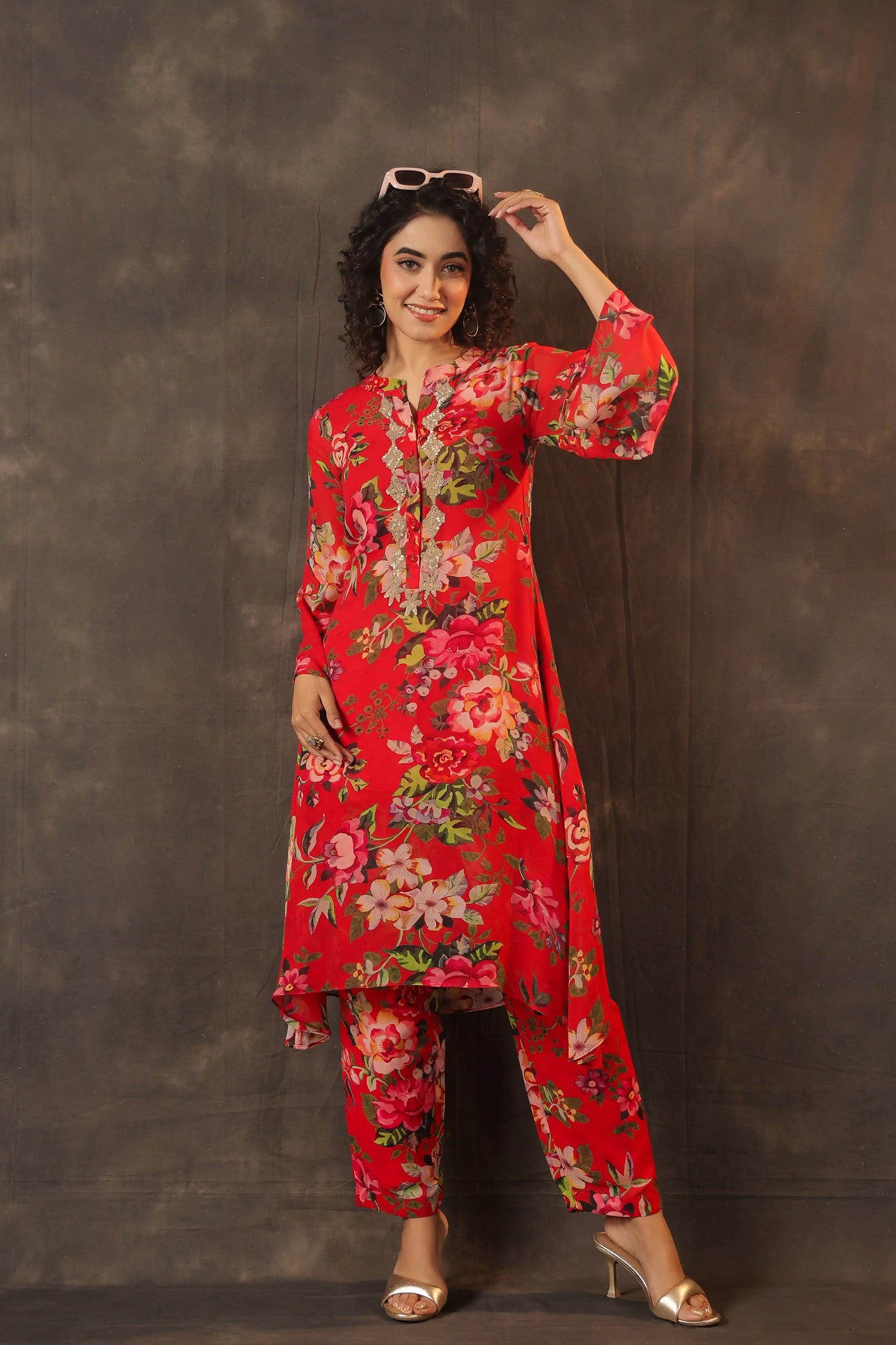 Printed Floral Kurti