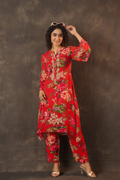 Printed Floral Kurti