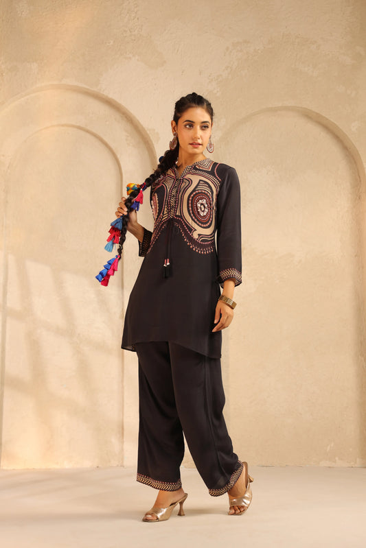 Printed Light Embellished Kurta