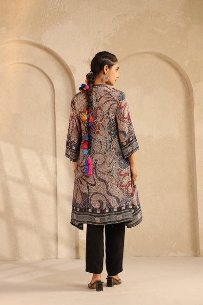 Battick Mosaic Print Kurti